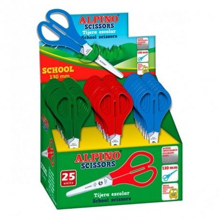 Alpino Tijeras Escolares Alpino School Colores Surtidos